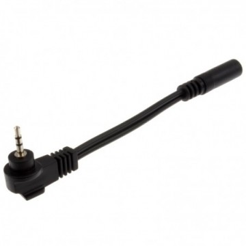 2.5mm Right Angled Stereo Jack Plug to 3.5mm Socket Adapter Cable