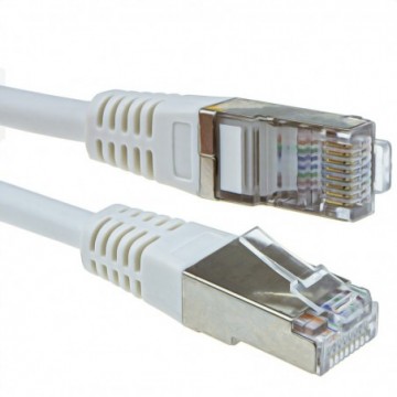 Shielded FTP Network Ethernet RJ45 Cat5E-CCA PATCH 26AWG Cable  5m White