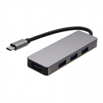 USB-C to 4 Port HUB 1 x USB 3.0 Socket and 3 x USB 2.0 Adapter with Cable