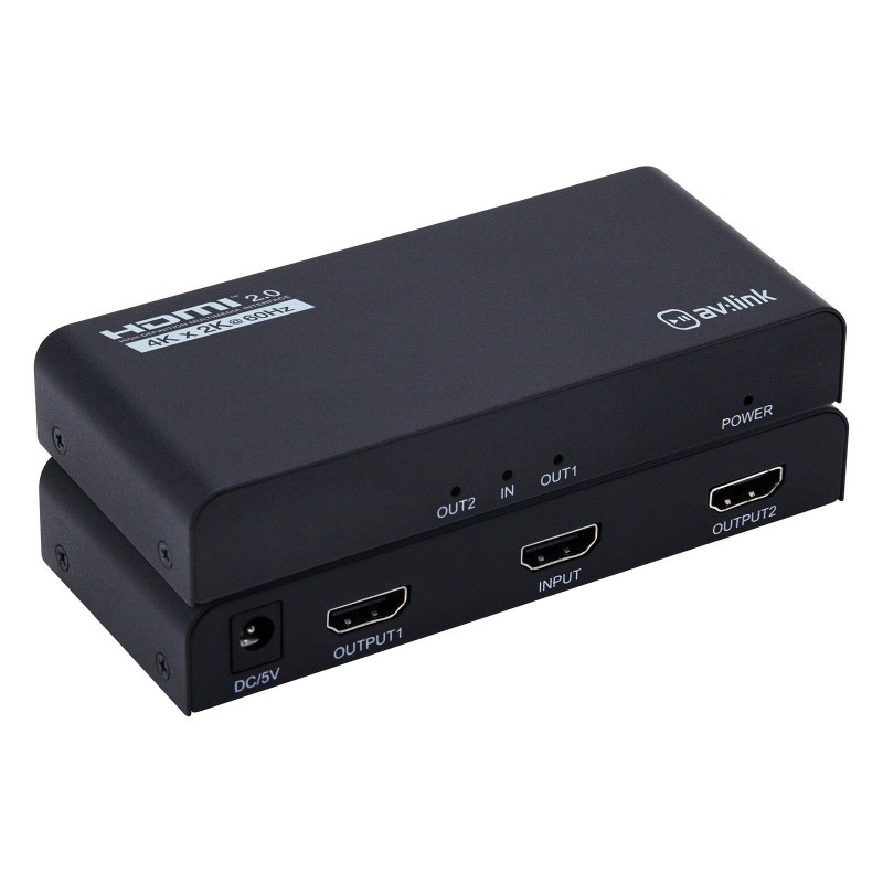 2 Way HDMI Splitter 3D Ready with IR Extension