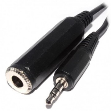 3.5mm Jack Plug to 6.35mm Jack Socket Cable 1.8m