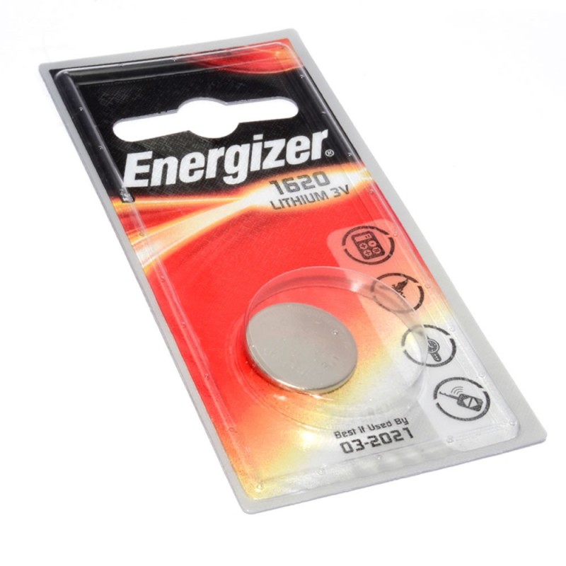 Energizer Lithium CR1620 Button Cell Battery 