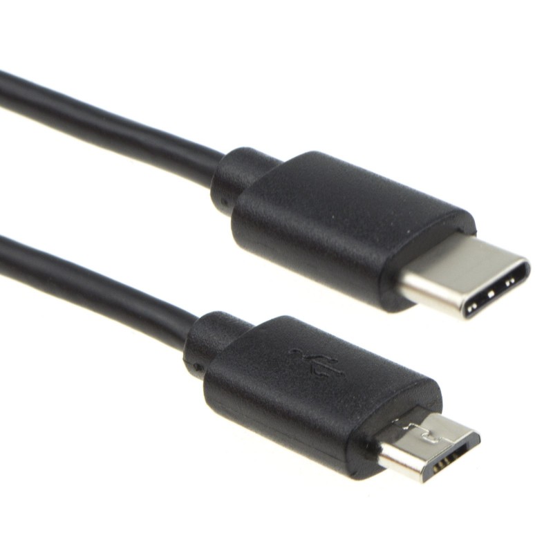 CÂBLE USB/MICRO USB/USB-C 1M