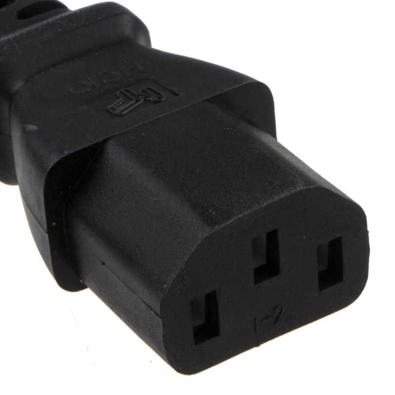 kenable Angle Droit Européen Schuko Plug À C13 IEC Prise 10A Alimentation Câble 