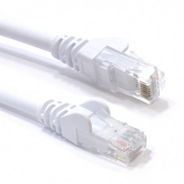 C6 CAT6-CCA UTP RJ45 Ethernet LSZH Networking Cable White  1m