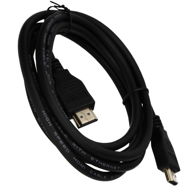 Certified HDMI 2.0 4K 60Hz UHD HDR 18Gbps Premium Cable Black 2m Certified HDMI 2.0 4K 60Hz UHD HDR 18Gbps Premium Cable Black 2m