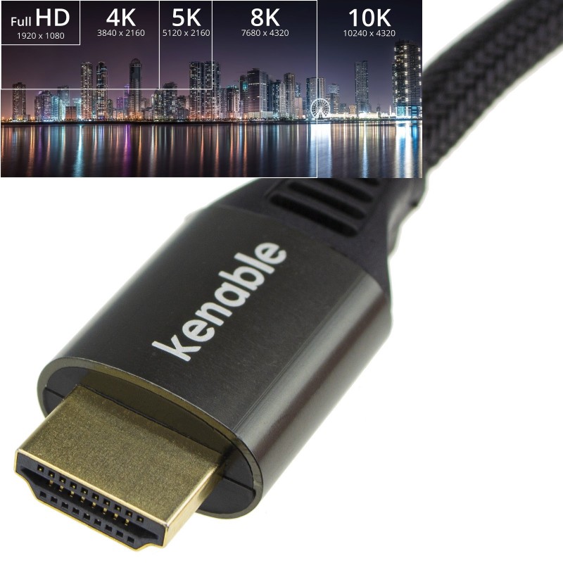 For PS5/XBox 4K@120Hz High Speed 8K 60Hz HDMI Extension Cable HDMI 2.1 Male  to Female Video Cord 1.5M