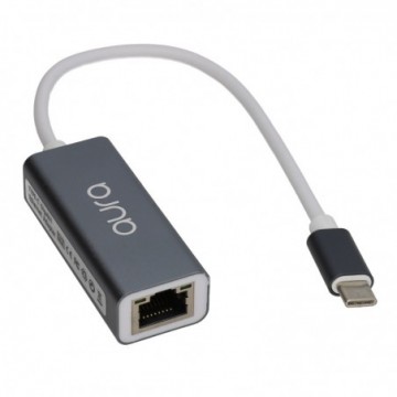 Aura USB Type C to GIGABIT RJ45 Network Internet Adapter for Laptop/Tablet/Phone