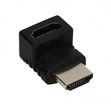 Aura HDMI v2.0 4K 60Hz 270 Degree Right Angled Video Adapter Gold Plated