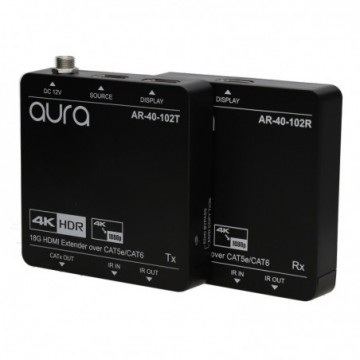 Aura HDMI 2.0 4K 60Hz RJ45 Extender with Loop Out and IR 70m Range