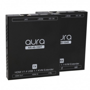 Aura HDMI 4K 30Hz & USB KVM Extender over RJ45 Network Cable with HDMI Out 120m