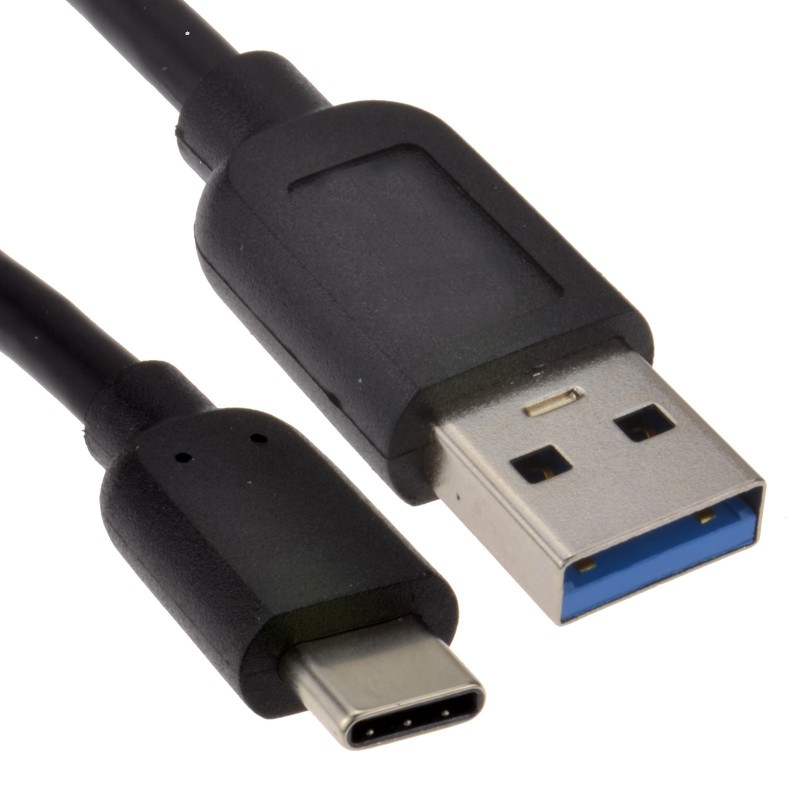 USB 2.0 USB-C till USB-A-kabel - 1 m