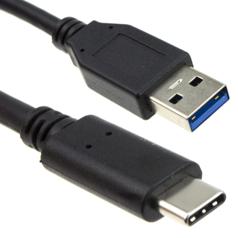 USB 3.2 Type C Male to Type A Full Feature Gen2 Cable 10Gb 3 Amp 0.5m