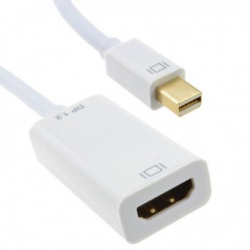 Mini-DisplayPort to HDMI Socket Cable Active Adapter UHD 4K TV Converter