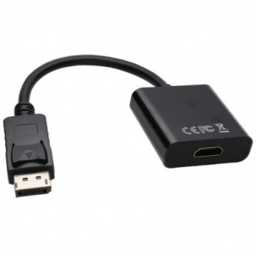 DisplayPort Male Plug to HDMI Female Socket Converter Adapter 15cm