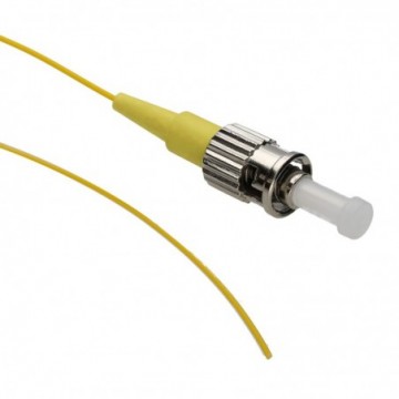 OS2 Fibre Optic ST Pigtail Simplex SM 9/125 Splicing LSZH Cable 1m Orange