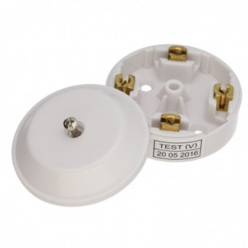 4 Way Junction / Terminal Box for upto 2.5mm Power Cables Compact 20A White