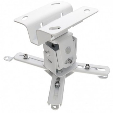 Aura Universal Ceiling Mount Projector Tilt 54-320mm Bracket up to 10kg White