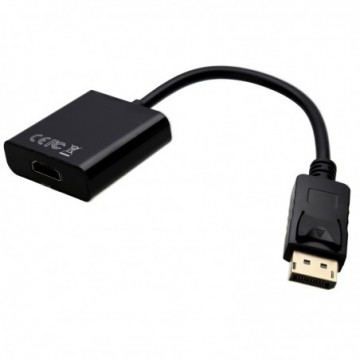 DisplayPort v1.2 Male Plug to HDMI Female Socket 4K 60Hz Converter Adapter 15cm