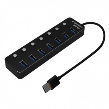 7 Port USB 3.1 Gen 1 HUB with Switches 5GBps with Over Current/Spike Protection