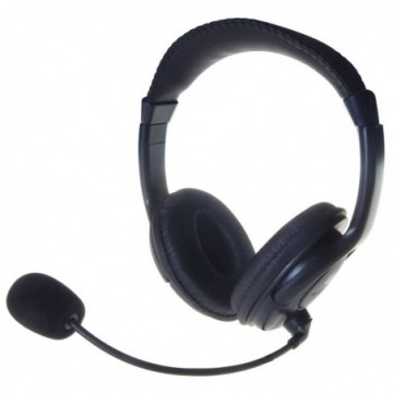 Computer Gear Stereo Padded PC Headphones and Flexible Microphone 2 x 3.5mm Jack