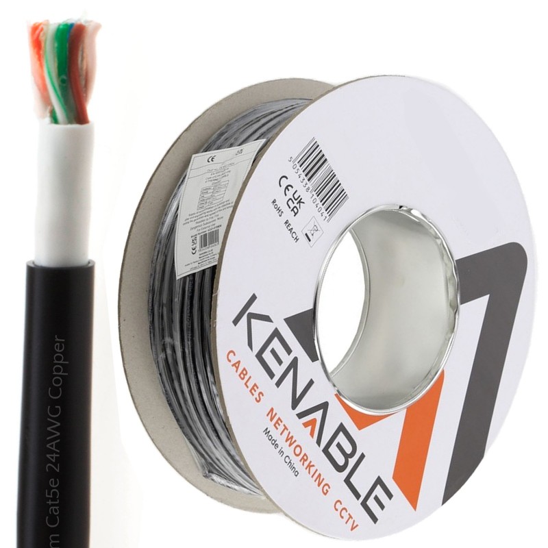 Direct Burial External CAT5e Outdoor COPPER Ethernet Network Cable Reel Gel 50m Direct Burial External CAT5e Outdoor COPPER Ethernet Network Cable Reel Gel 50m