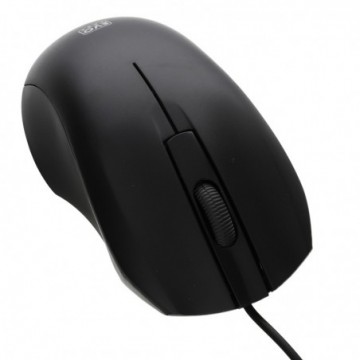 EVO USB Optical 3 Button PC or Laptop Home or Office Desktop Mouse Matt Black