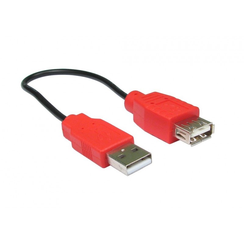 Power Only USB Charging Cable Extension Lead 20cm