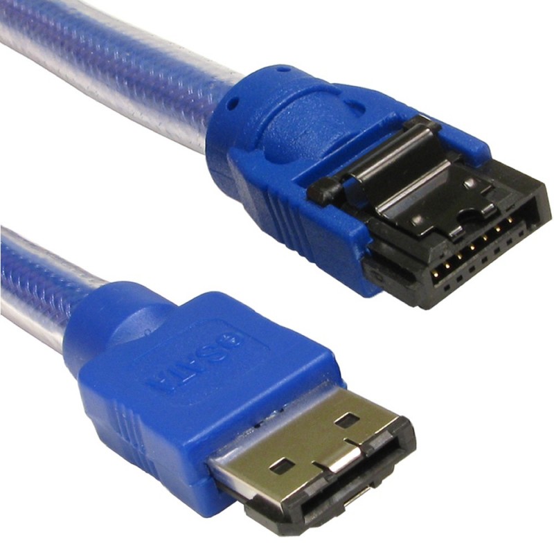 eSATA 300 to SATA 3GHz High Speed External Shielded Cable 3m
