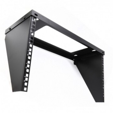 Wall Mounted Bracket 6U Rack 19 inch for Vertical Home/Office/Studio Wall Fixing