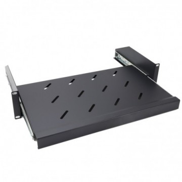 Sliding Shelf Tray 2U Rack Mount for Keyboards for 19 Inch Data Cabinet 270mm