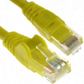 C6 CAT6-CCA UTP RJ45 Ethernet LSZH Networking Cable Yellow  1.5m