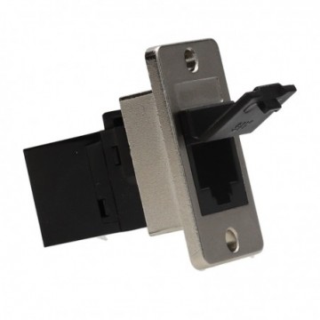 Keystone Cat5e Un-Shielded Pass Through RJ45 Panel Mount Coupler Adapter