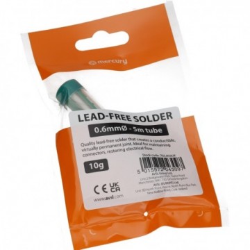 Solder Cable Repair Soldering Wire High Quality Lead-Free 0.6mm 10g 5m Tube