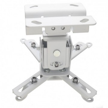 Aura Universal Ceiling Mount Projector Tilt 80-450mm Bracket up to 15kg White