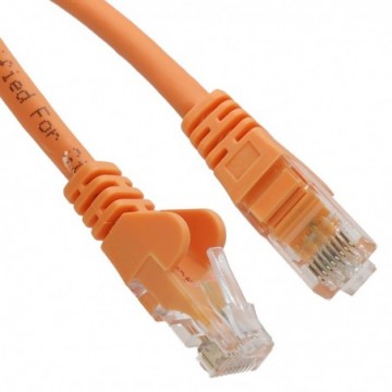 Ethernet Network Cable Cat6 GIGABIT RJ45 COPPER LSZH Patch Lead  12m Orange