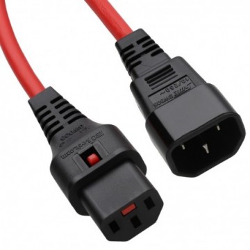 Cable Matters 2-Pack Computer to PDU Power Extension Cord, Power Extension  Cable 6 ft (IEC C14 to IEC C13 PDU Power Cord)