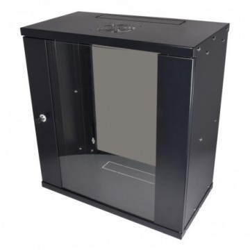 19 inch Shallow 12U Data Cabinet 280mm Deep Wall Mount Rack Flat Pack