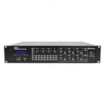 RM406 100V Mixer Power Amplifier Zone Mixer 6 x 40W + USB/SD/FM/Bluetooth