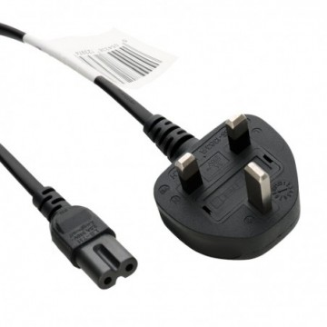 Figure 8 Power Cable UK Plug to C7 Lead Low Smoke Zero Halogen LSZH 2m