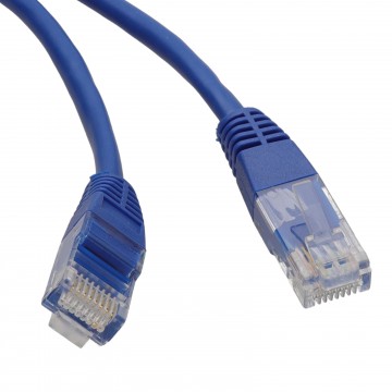 Blue Network Ethernet RJ45 Cat5E-CCA UTP PATCH 26AWG Cable Lead  1.5m