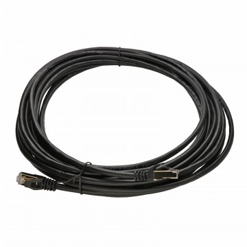 L-COM TRD795ZBLK-10M Ethernet Cable, Cat7, RJ45 Plug to RJ45 Plug, FTP  (Foiled Twisted Pair), Black, 10 m, 32.8 ft