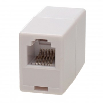 RJ11 or RJ12 6P6C 6 Pin Female Coupler Adapter for Joining Cables -