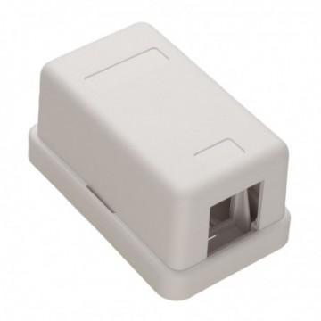 Keystone Housing 1 Port for Snap-in Keystone Mounting Voice Data AV