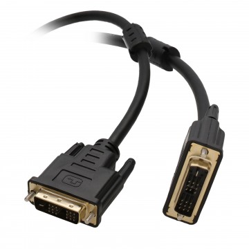 DVI-D Digital Monitor PC 18+1 pin Male to Male Cable Lead 2m GOLD