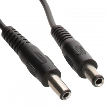 2.5mm x 5.5mm DC Connector Lead Male to Male Power Cable 2m