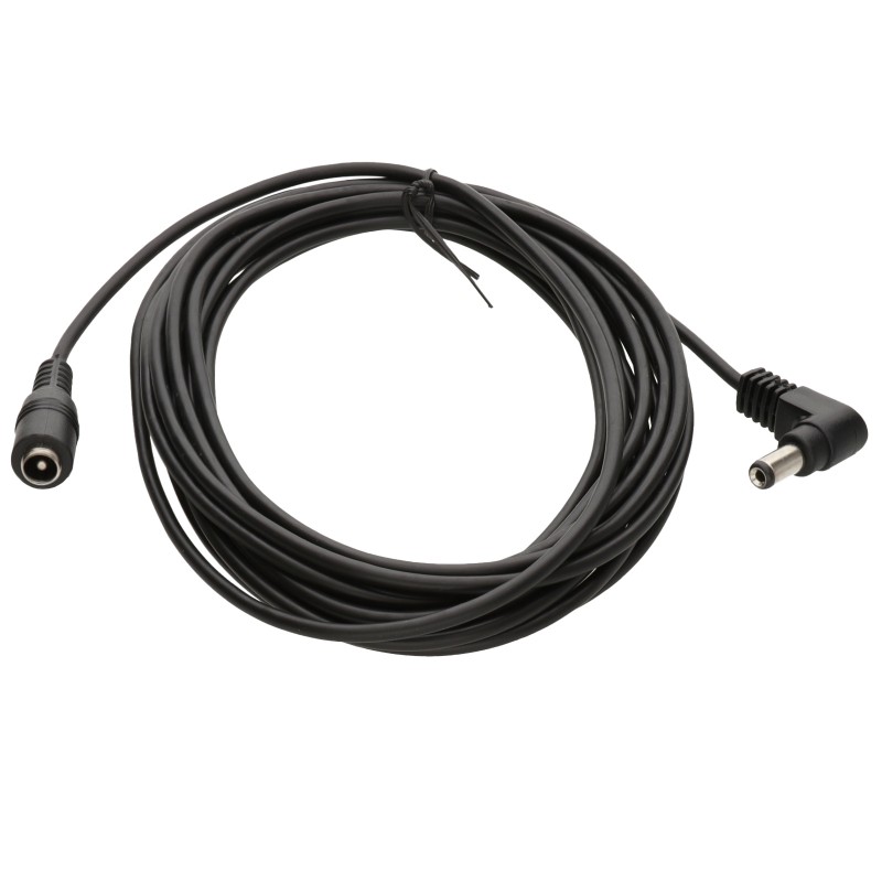 kenable 5.5 x 2.1mm Right Angled DC Power Male Female CCTV Extensio
