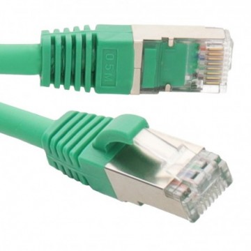 Cat6A SSTP LSZH RJ45 Network Ethernet Patch 10 Gigabit Cable  1.5m Green
