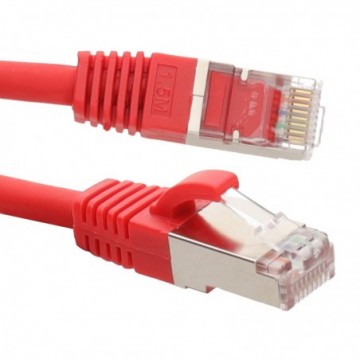 Cat6A SSTP LSZH RJ45 Network Ethernet Patch 10 Gigabit Cable  1.5m Red