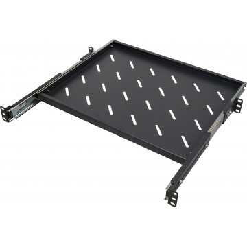 1U Telescopic Rack Mount Sliding Draw Shelf for 19 Inch Data Cabinet 360mm